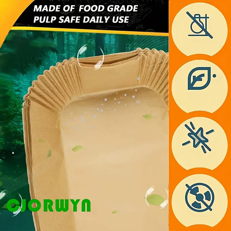 Rectangular Parchment Paper Liners - 100 Pack