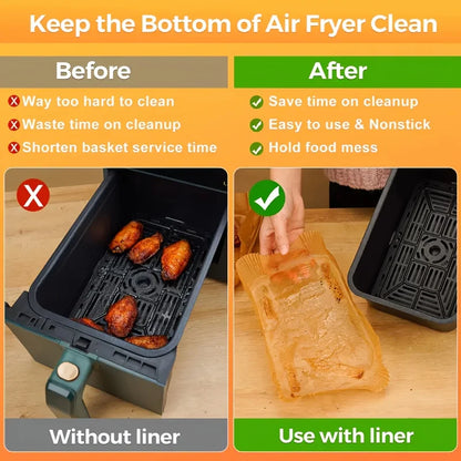 Rectangular Parchment Paper Liners - 100 Pack