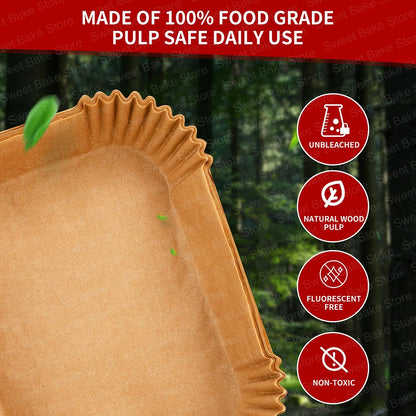 Air Fryer Parchment Paper Liners - Ninja Compatible