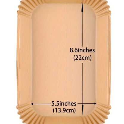 Rectangular Parchment Paper Liners - 100 Pack