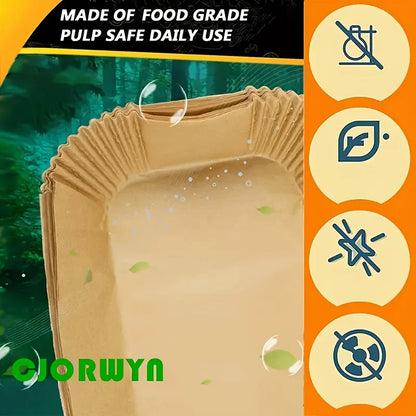 Rectangular Parchment Paper Liners - 100 Pack